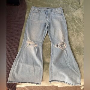 American Eagle Outfitters Light Blue Flare Jeans